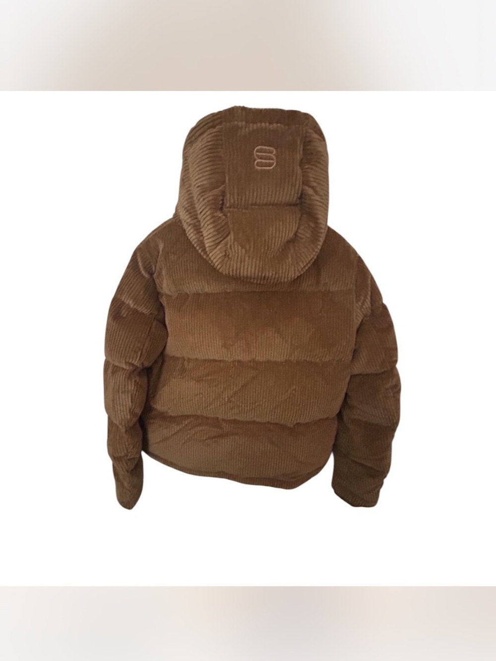 NWT Aritzia The Superpuff Cushcord Corduroy size XS in Brown 700+ Fill - Picture 4 of 5